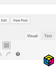 WordPress Tips - Visual and Text Tabs